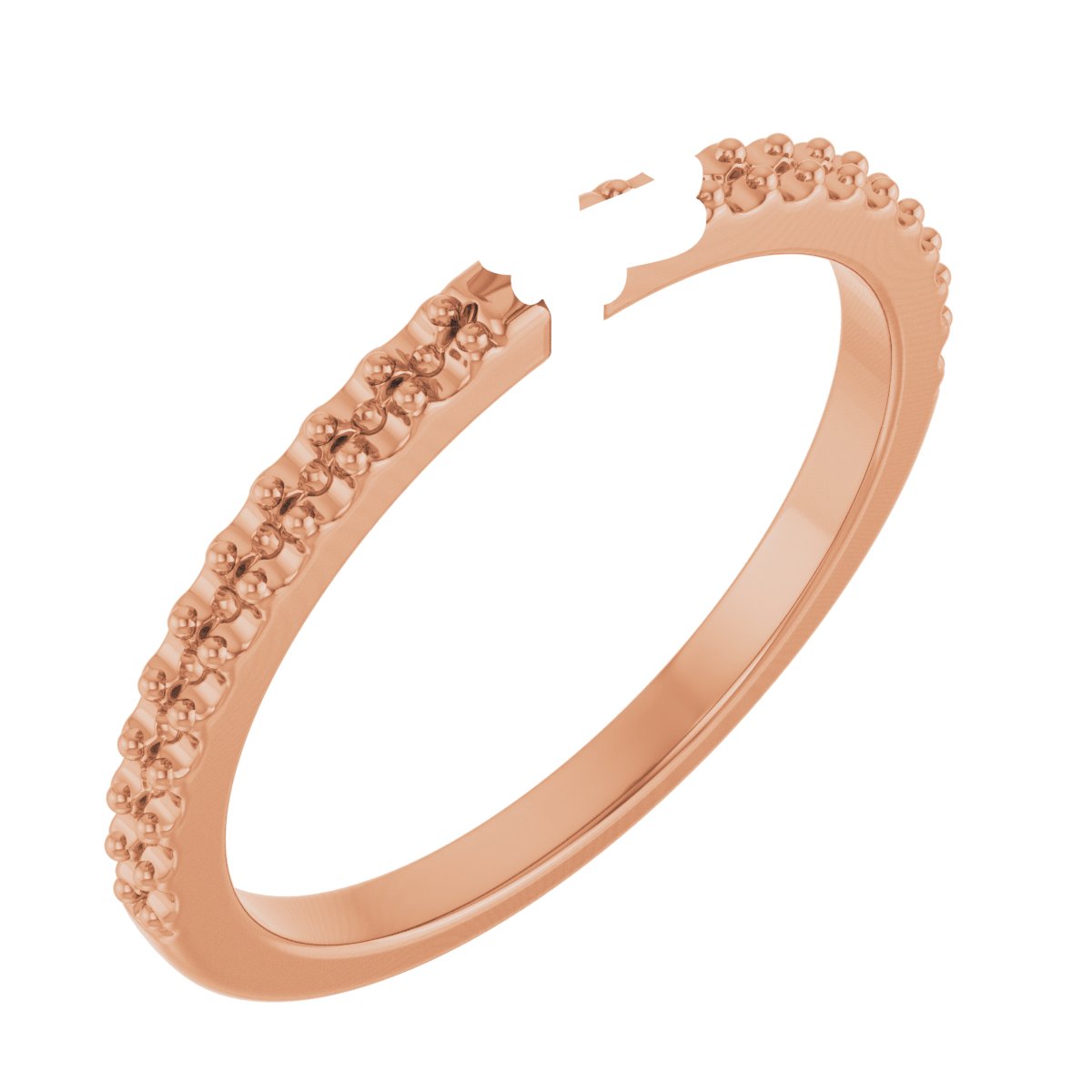 Double Claw-Prong Engagement Ring