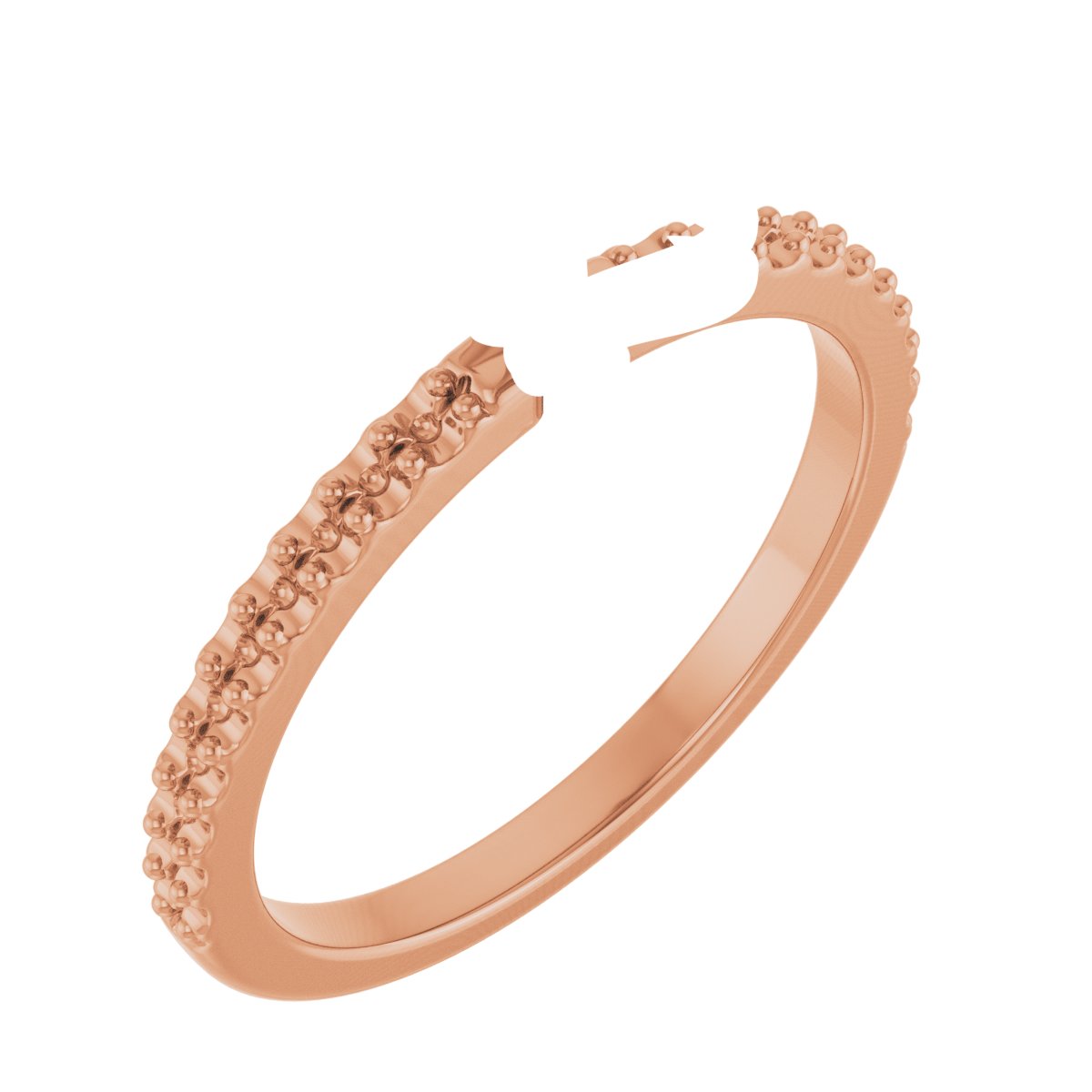 Double Claw-Prong Engagement Ring