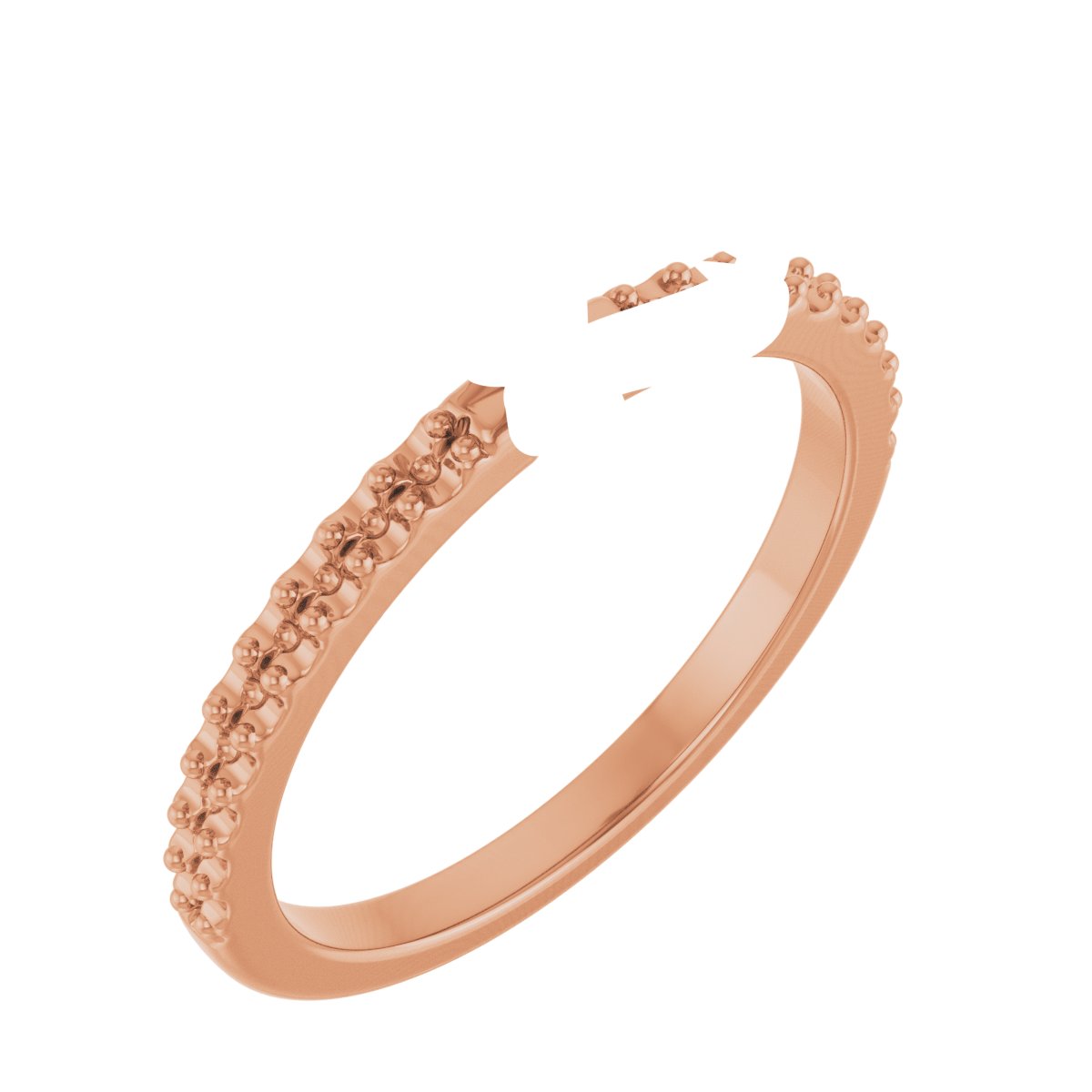 Double Claw-Prong Engagement Ring