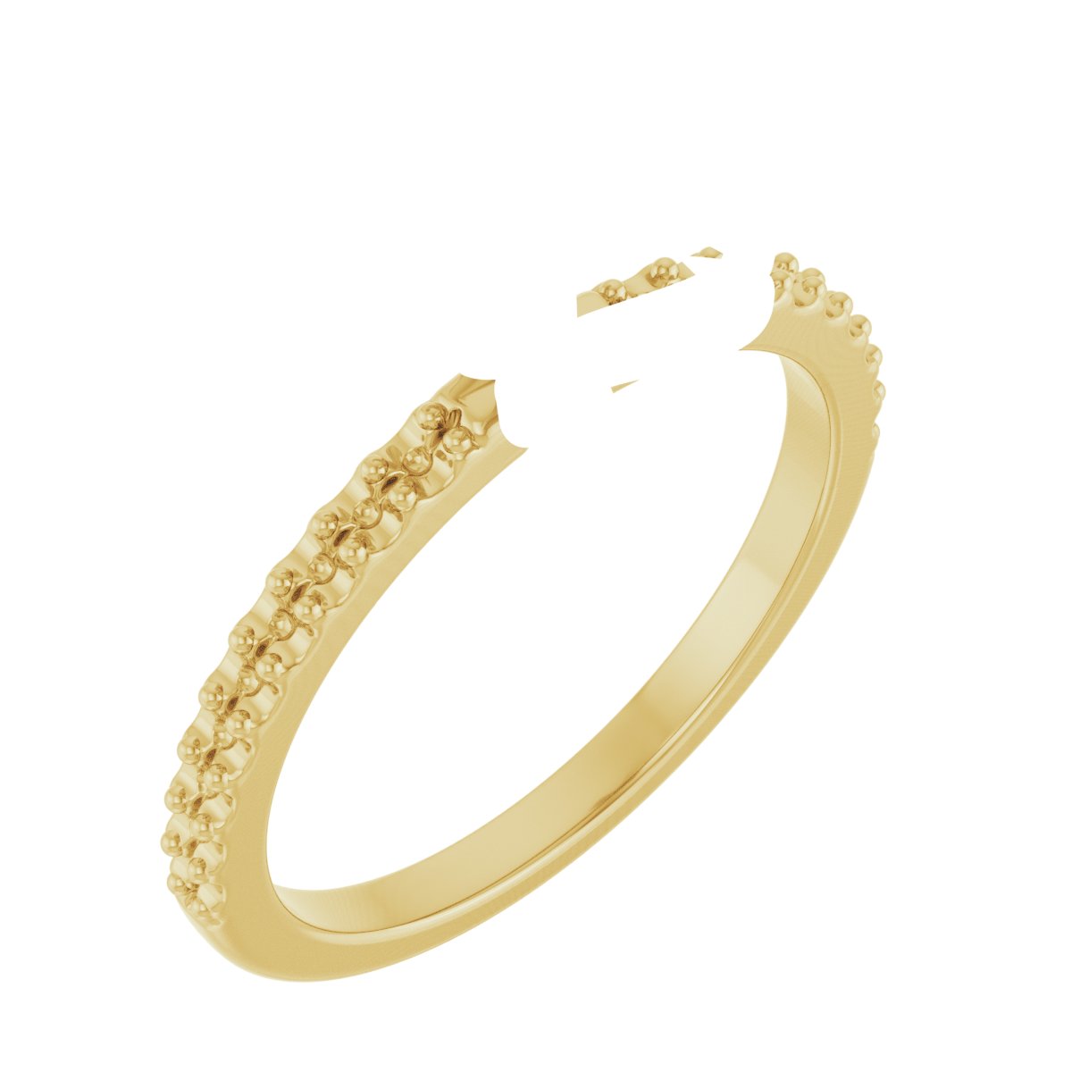 Double Claw-Prong Engagement Ring