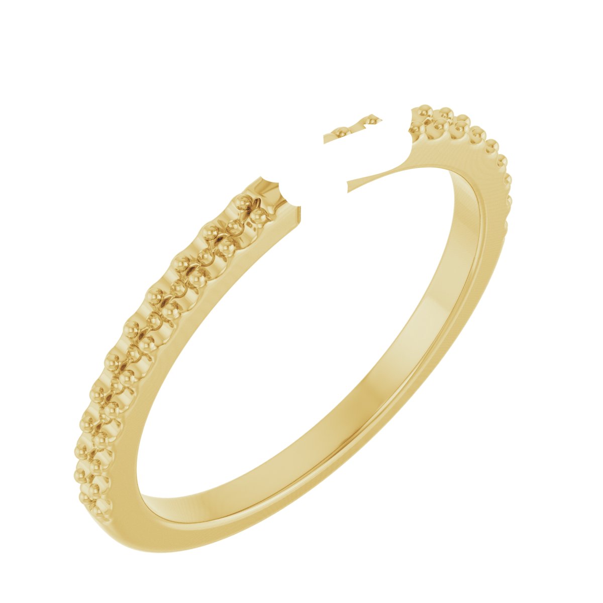 Double Claw-Prong Engagement Ring