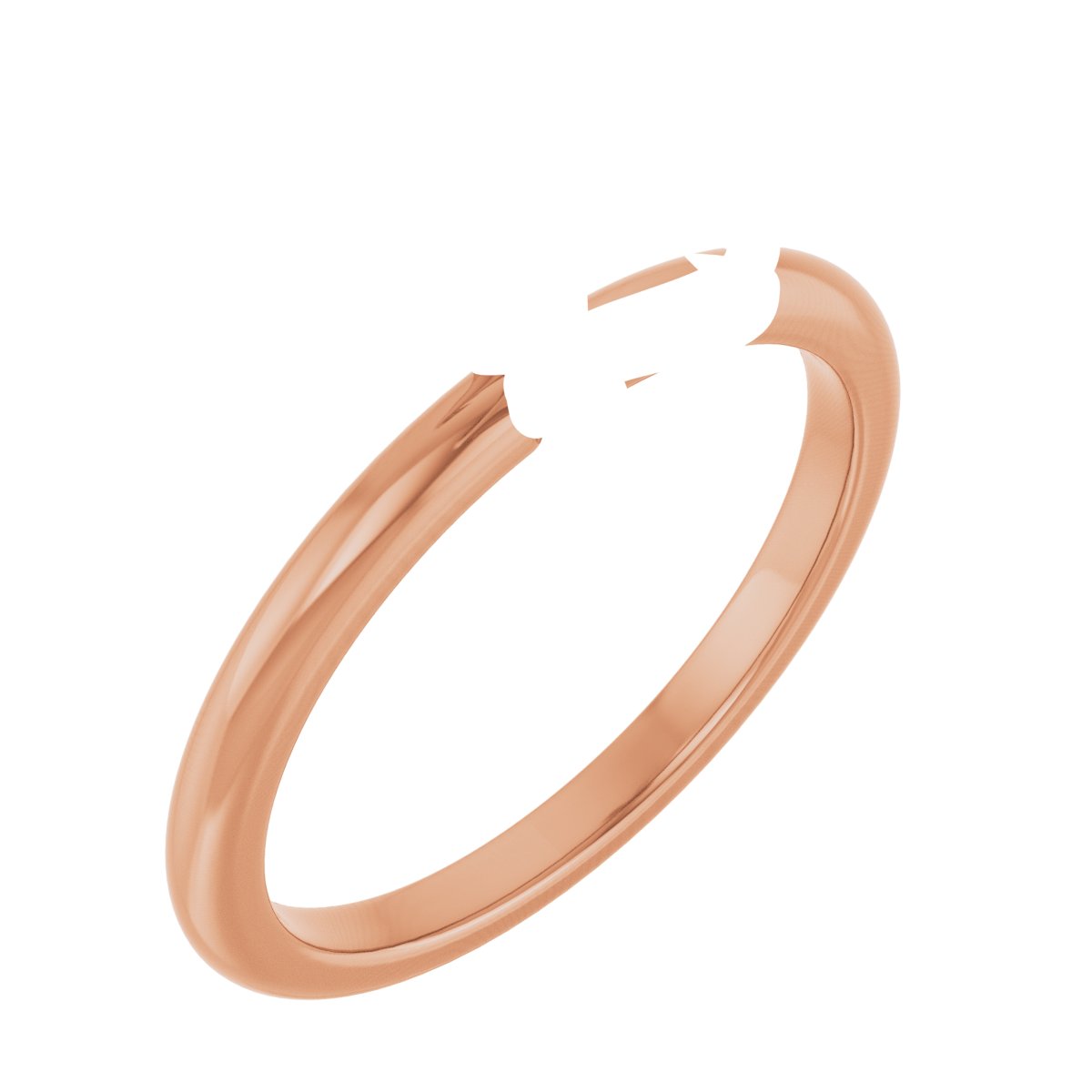 Double Claw-Prong Engagement Ring