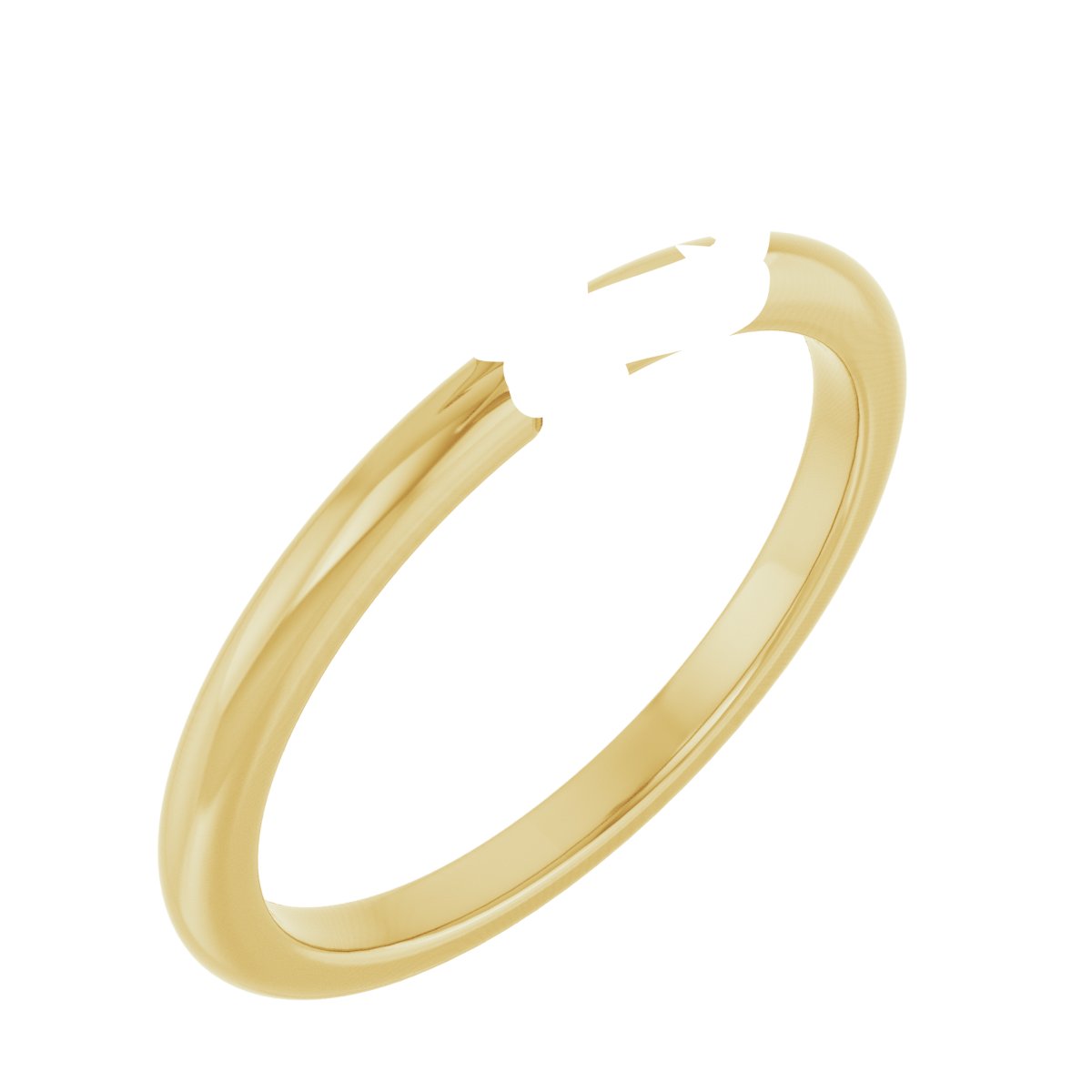 Double Claw-Prong Engagement Ring