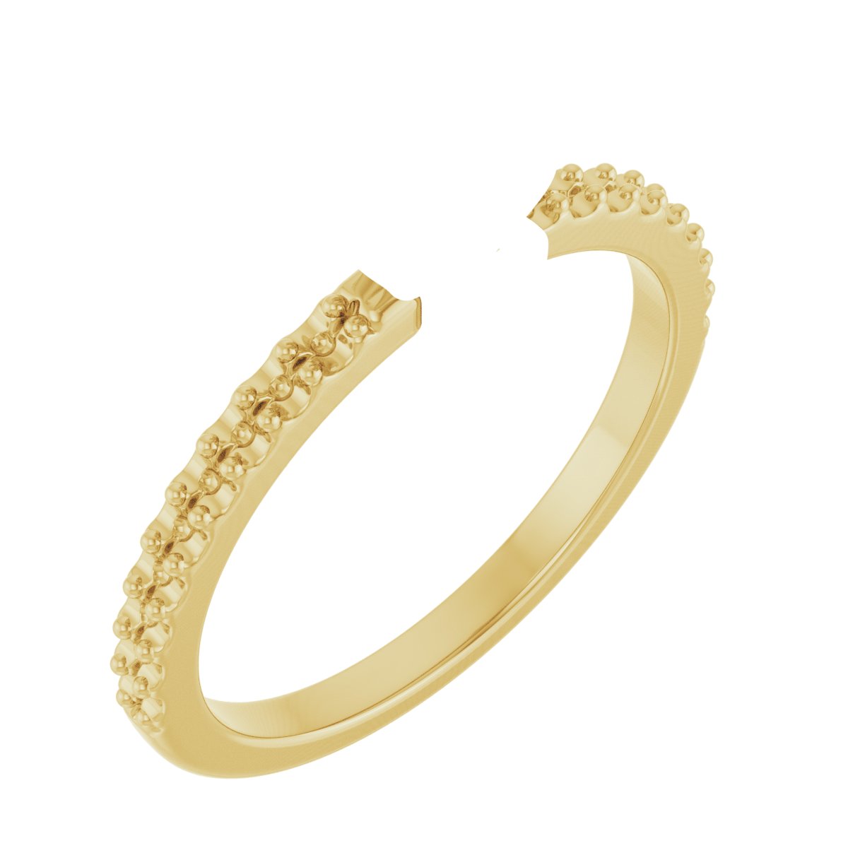 Double Claw-Prong Engagement Ring