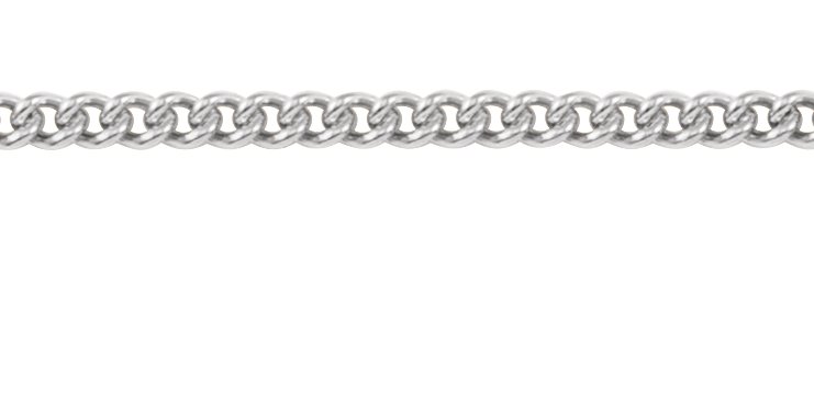 2.25 mm Curb Chain by the Inch view 2
