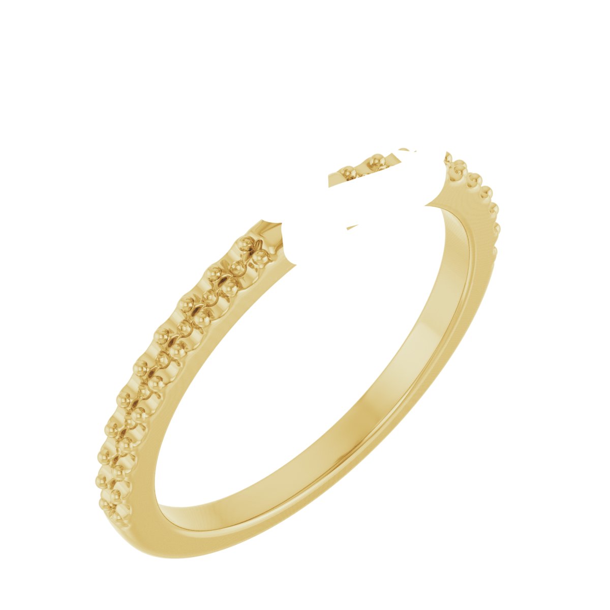 Double Claw-Prong Engagement Ring