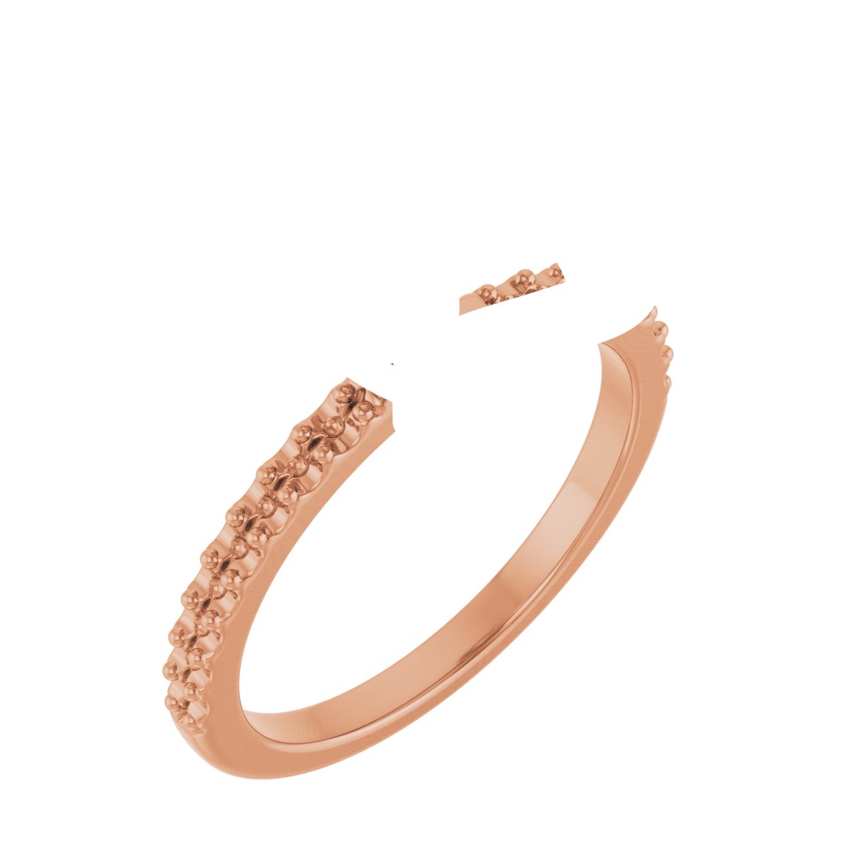 Double Claw-Prong Engagement Ring