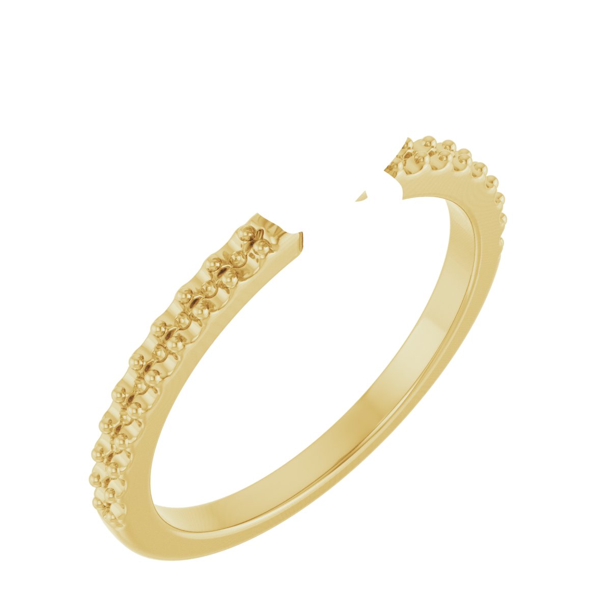 Double Claw-Prong Engagement Ring