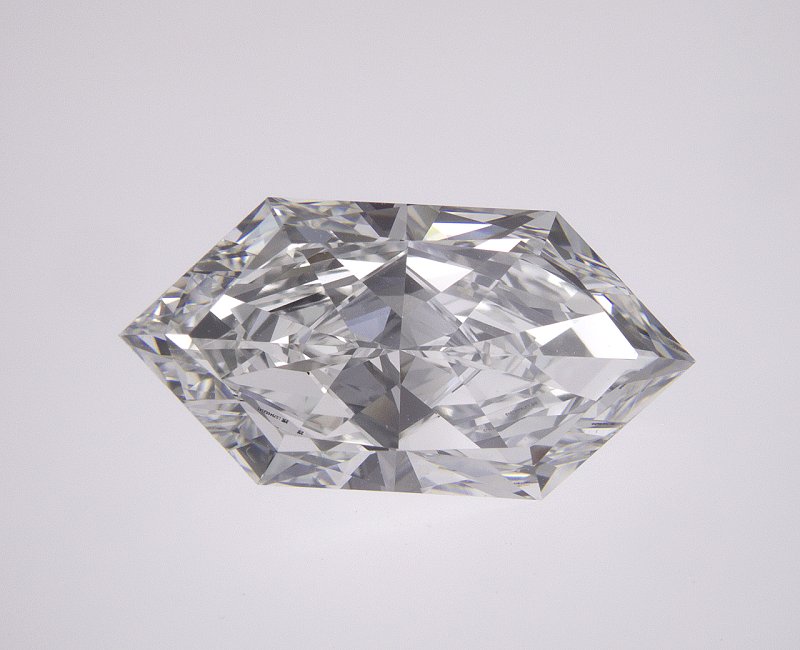 ELONGATED HEXAGON 4.03ct E VVS2
