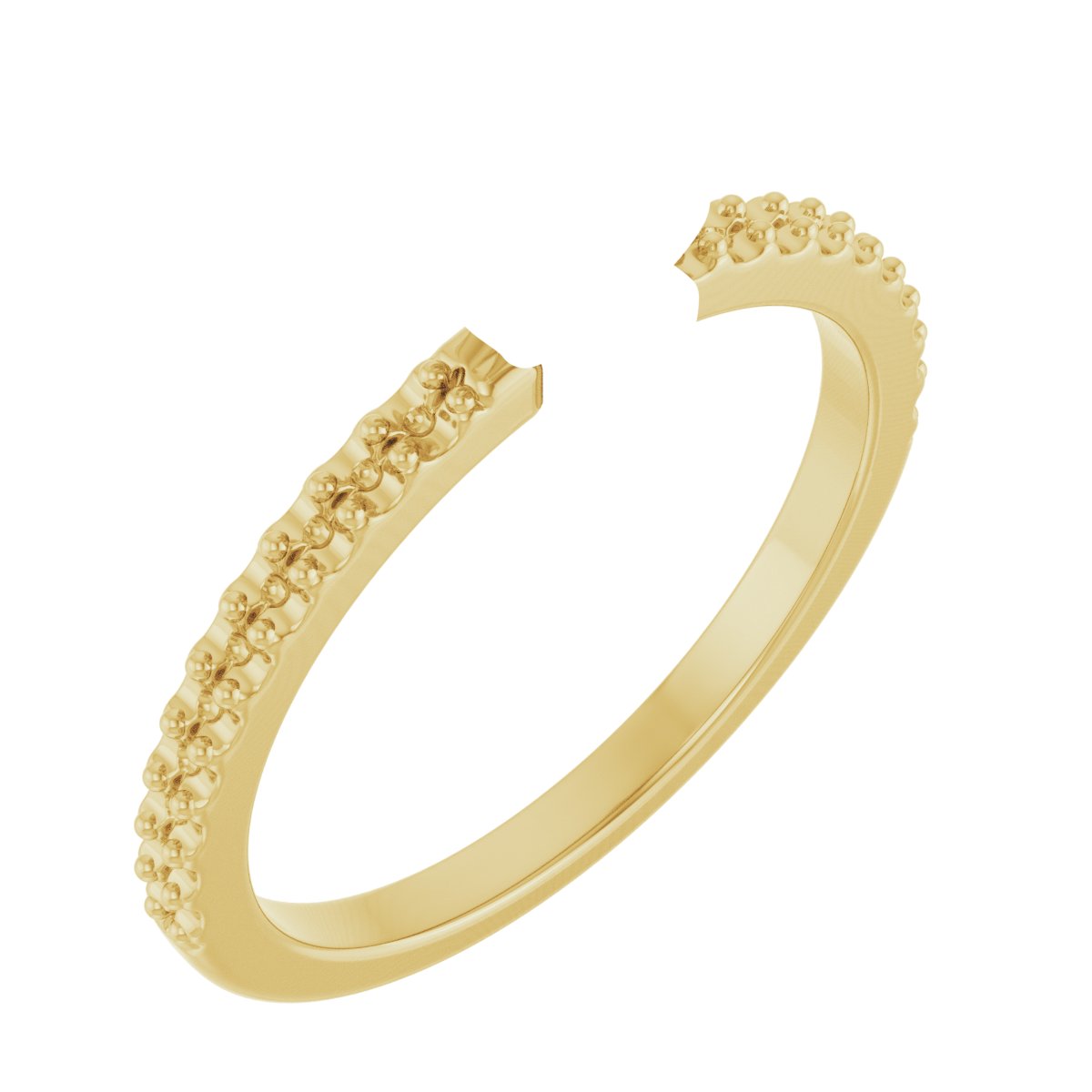 Double Claw-Prong Engagement Ring