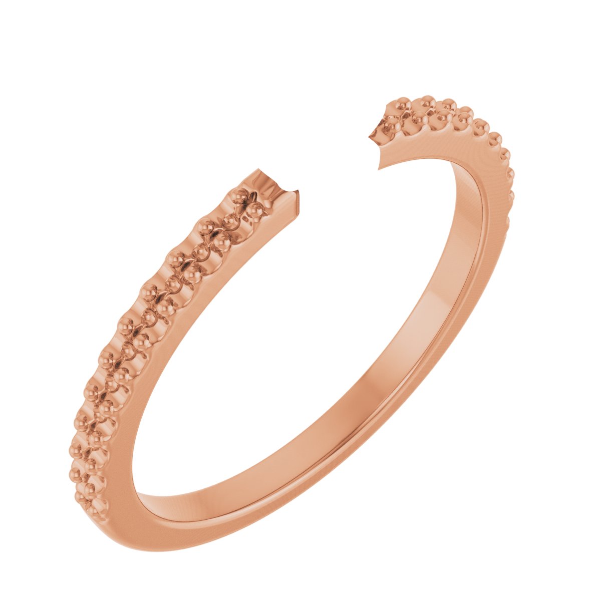 Double Claw-Prong Engagement Ring
