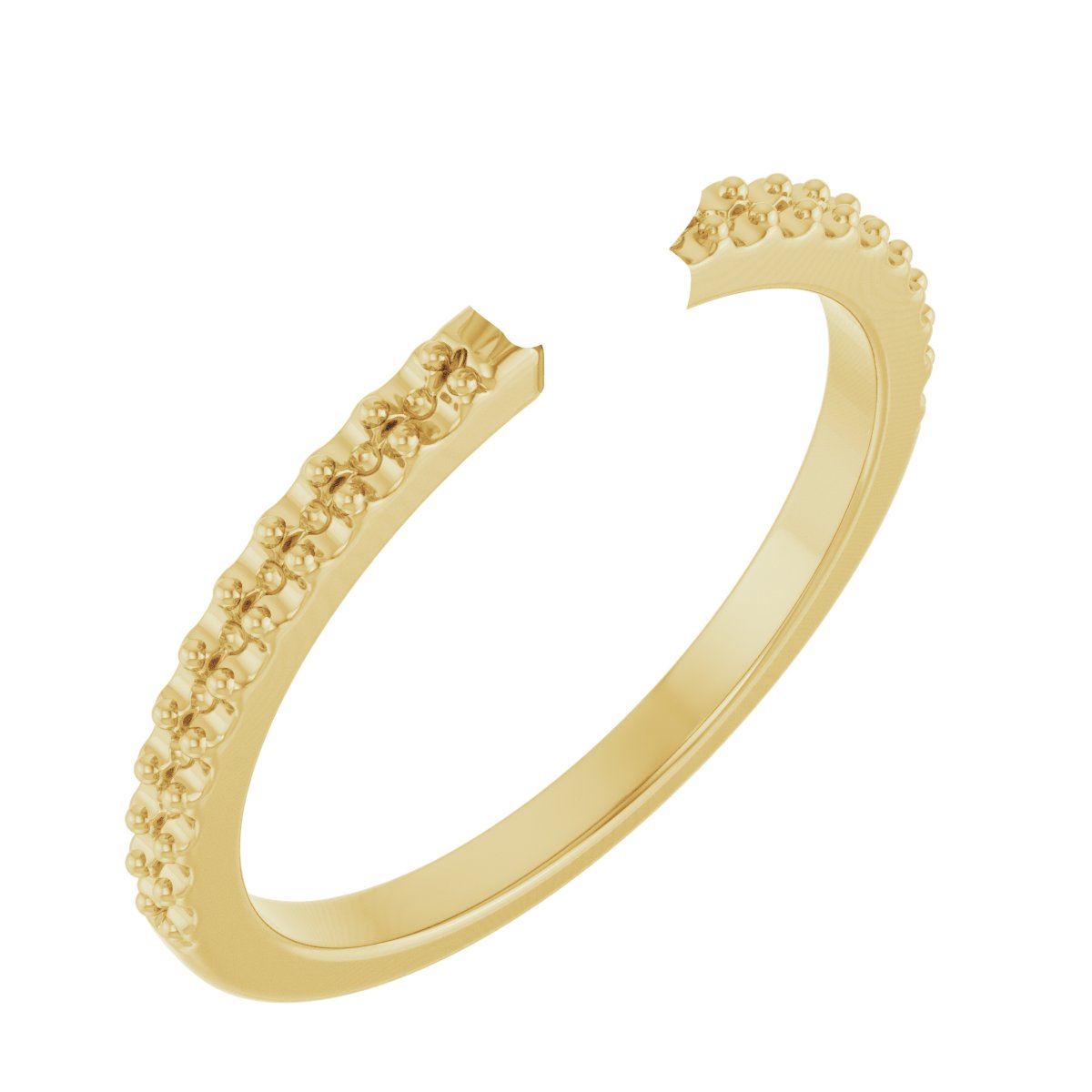 Double Claw-Prong Engagement Ring