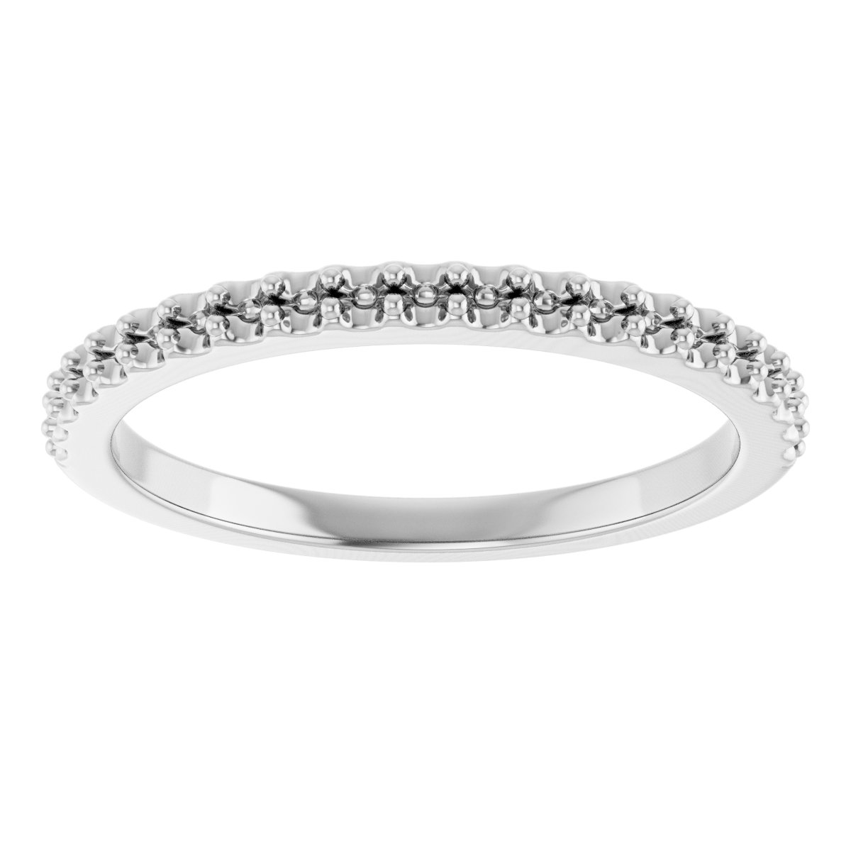 Band Mounting for 5.5x5.5 mm Heart Ring view 3