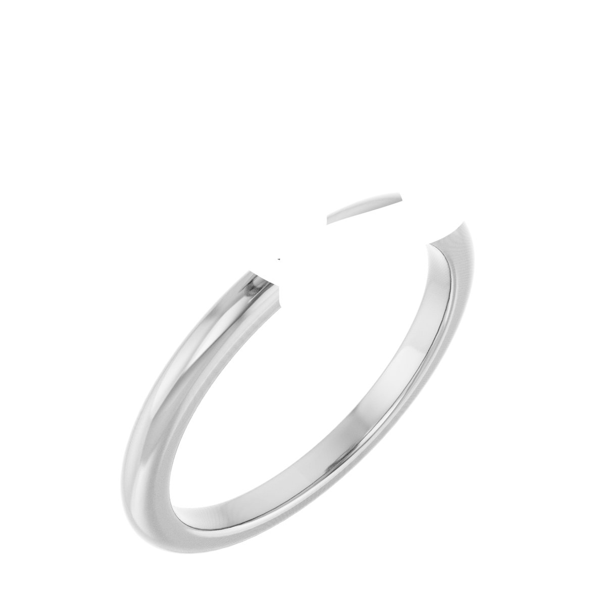 Double Claw-Prong Engagement Ring