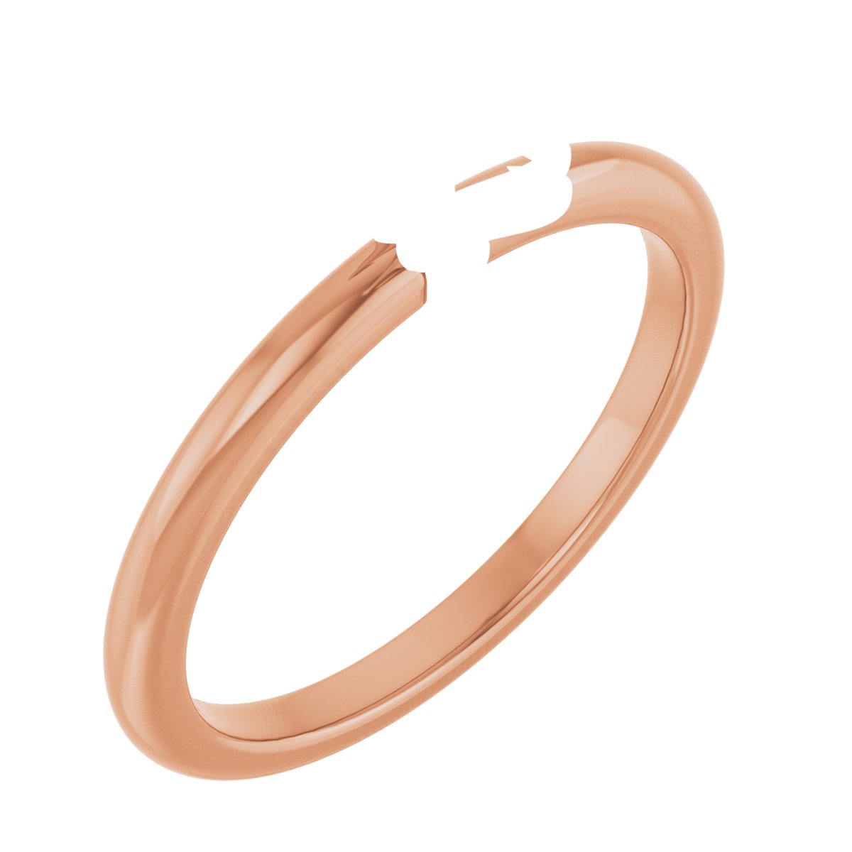 Double Claw-Prong Engagement Ring