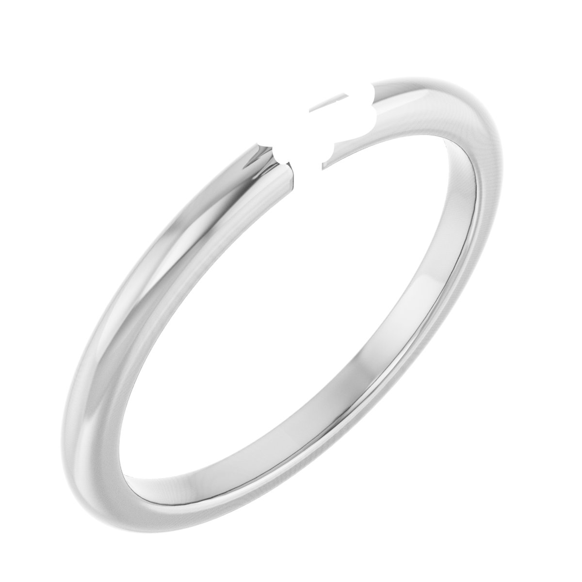 Double Claw-Prong Engagement Ring