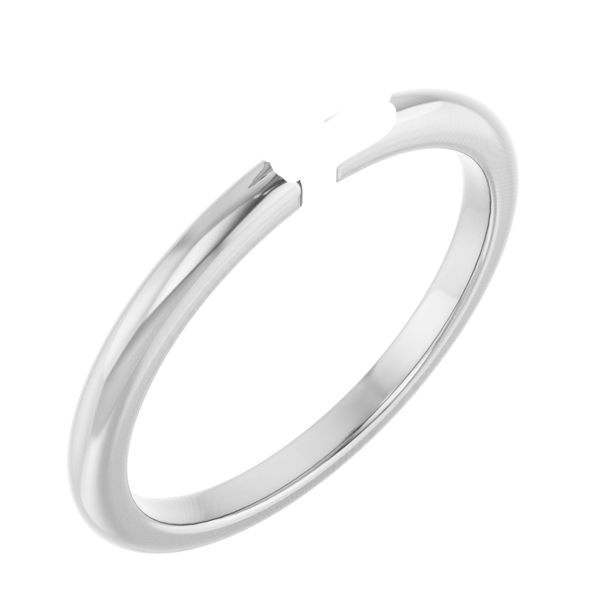 Double Claw-Prong Engagement Ring