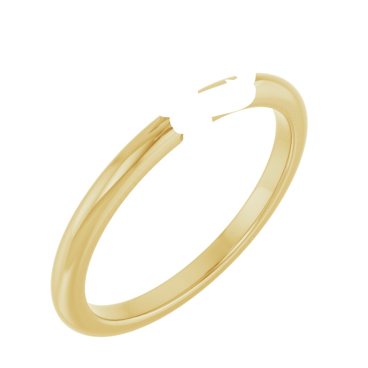 Double Claw-Prong Engagement Ring