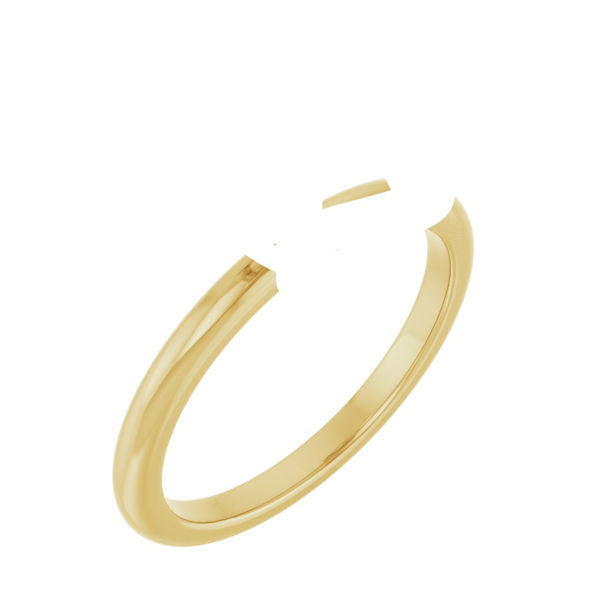 Double Claw-Prong Engagement Ring