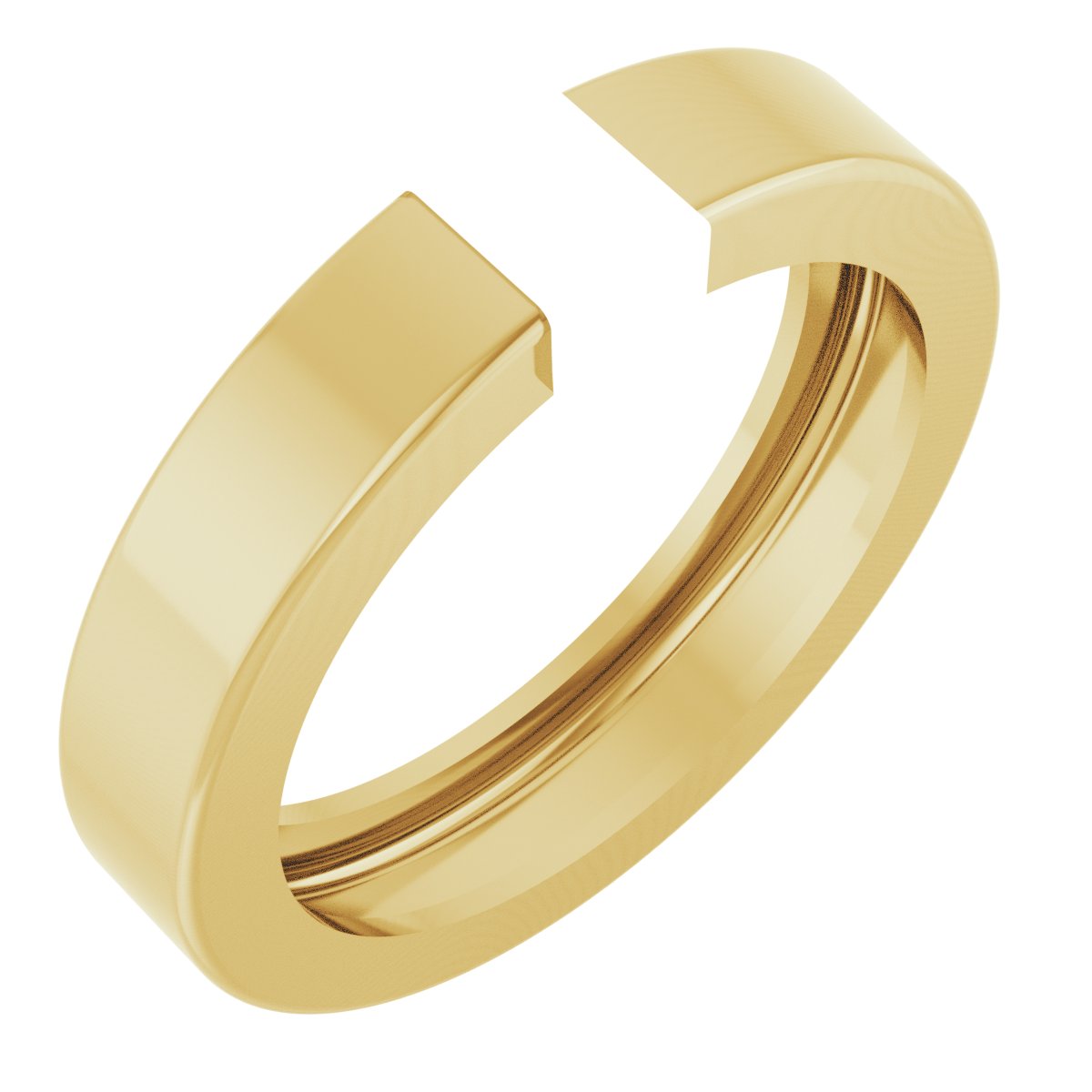 Lightweight Bezel-Set Solitaire Ring