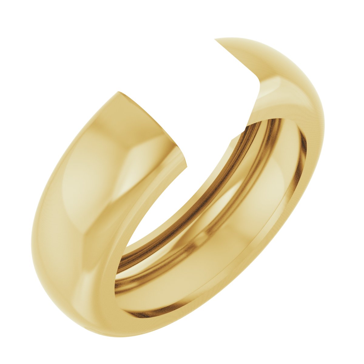 Bezel-Set Lightweight Solitaire Ring