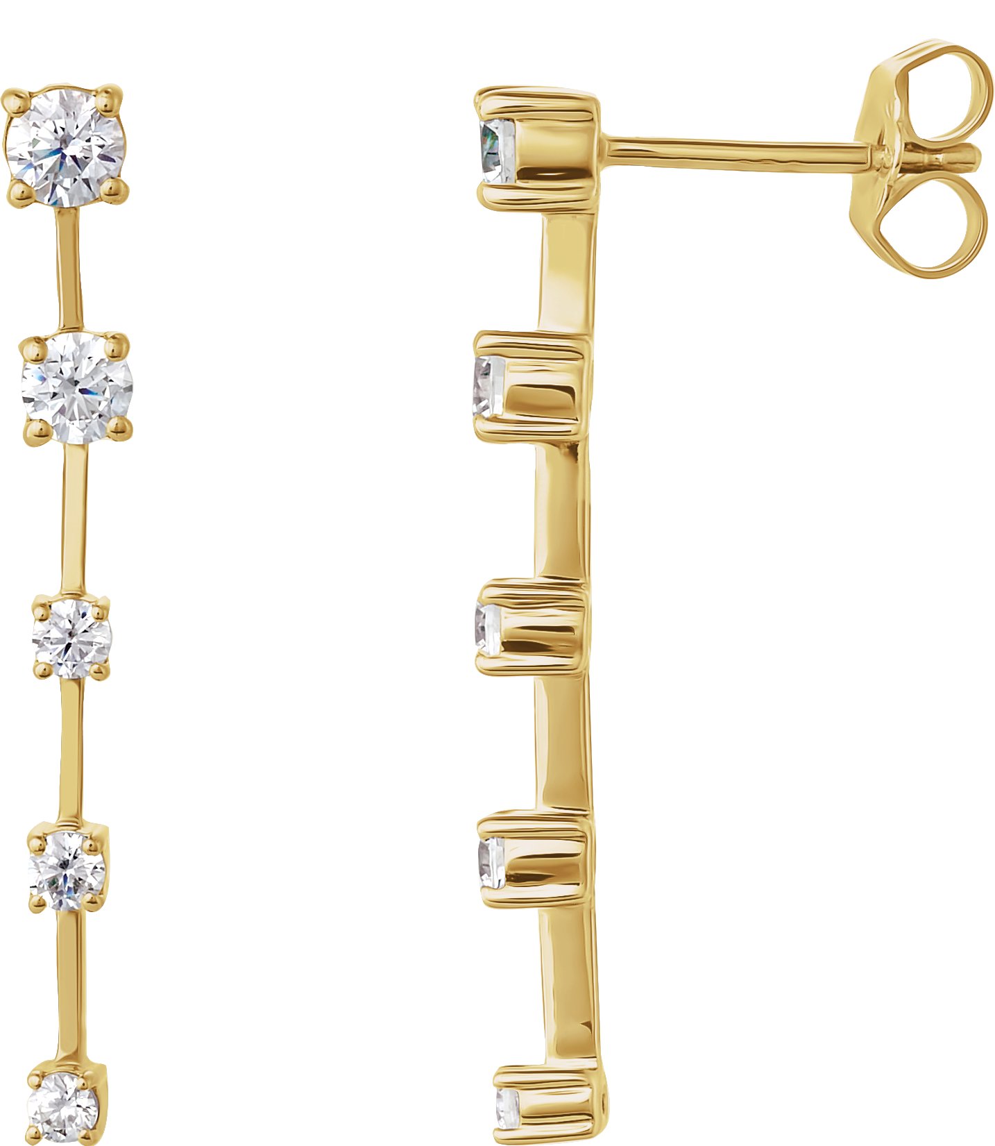 Accented Drop Earrings