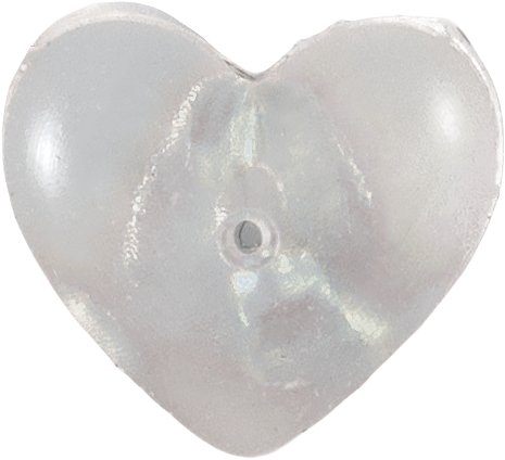 5.8 mm OD Silicone Heart Friction Earring Back