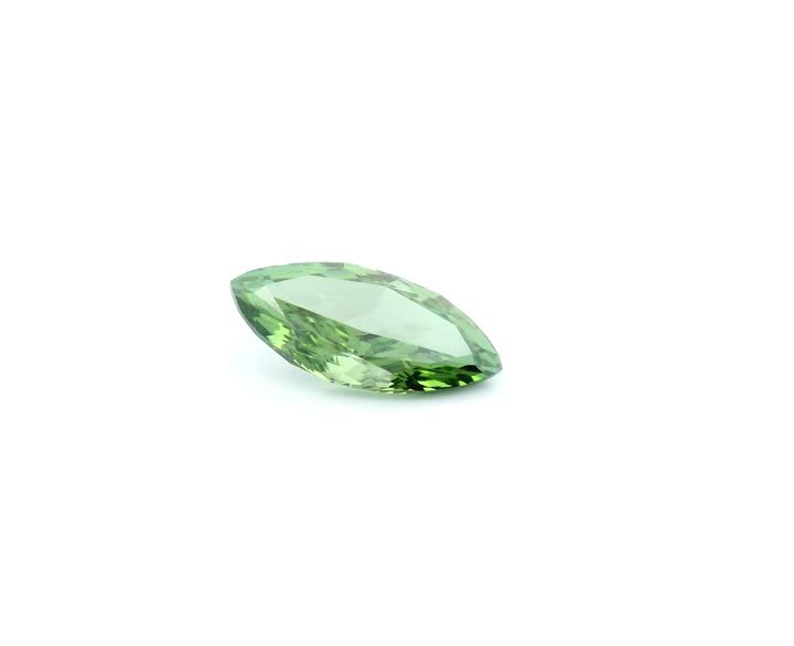 MARQUISE 1.11ct Fancy Vivid Green VS1