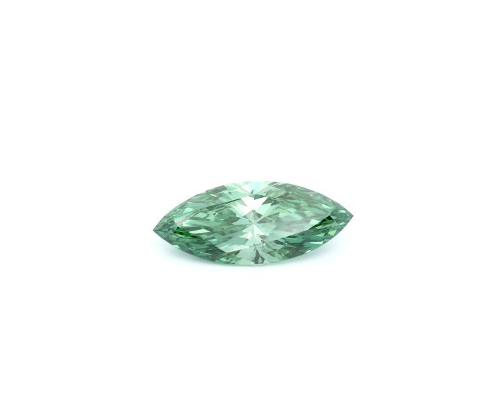 MARQUISE 1.11ct Fancy Vivid Green VS1