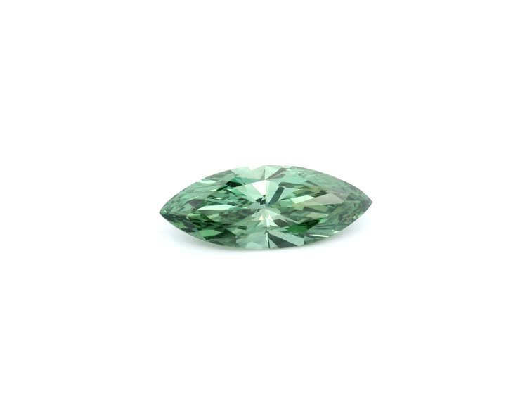 MARQUISE 1.04ct Fancy Vivid Green VVS2
