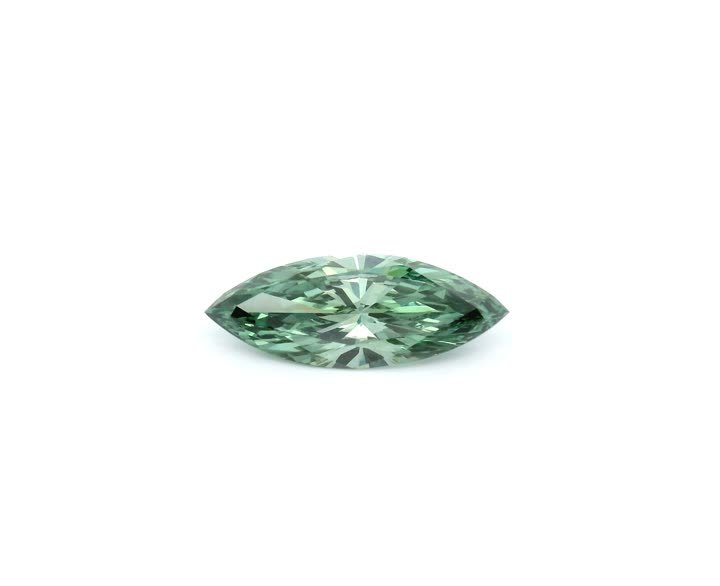 MARQUISE 1.04ct Fancy Vivid Green VS1