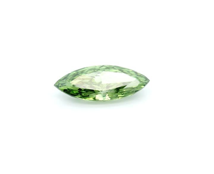 MARQUISE 1.54ct Fancy Vivid Green VS1