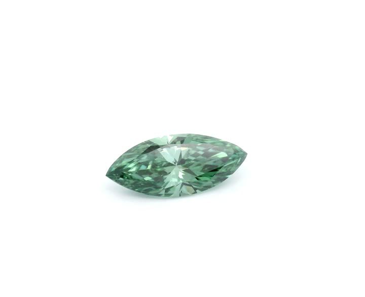 MARQUISE 1.16ct Fancy Vivid Green VS1