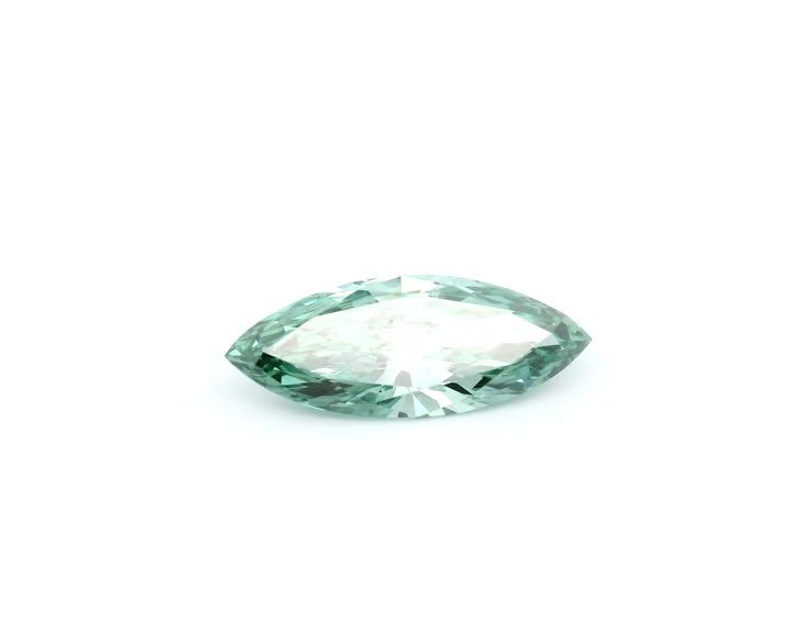 MARQUISE 1.33ct Fancy Vivid Green VS1