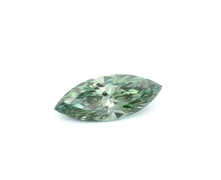 MARQUISE 2.01ct Fancy Vivid Green VVS2