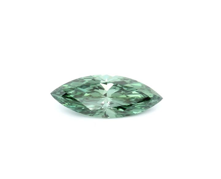MARQUISE 1.91ct Fancy Vivid Green VVS2