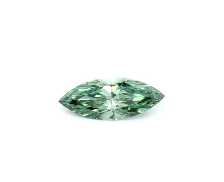 MARQUISE 1.59ct Fancy Vivid Green VVS2