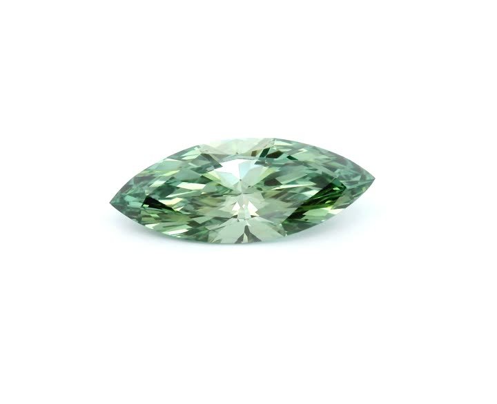 MARQUISE 2.06ct Fancy Vivid Green VVS2