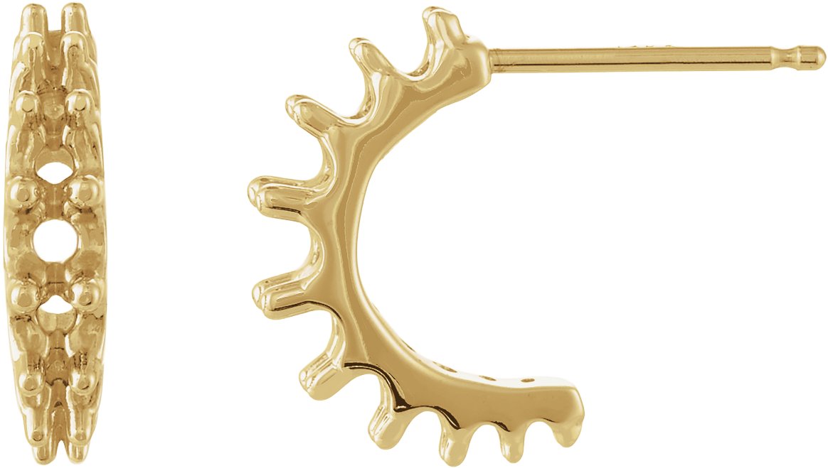 Graduated Hoop Earrings