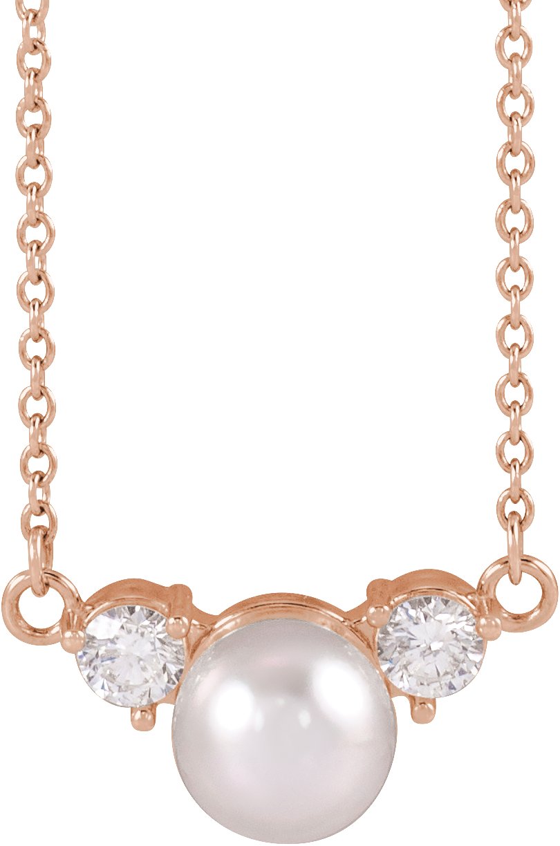 Accented Pearl Necklace