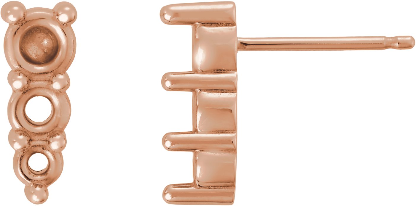 Graduated Drop Earrings