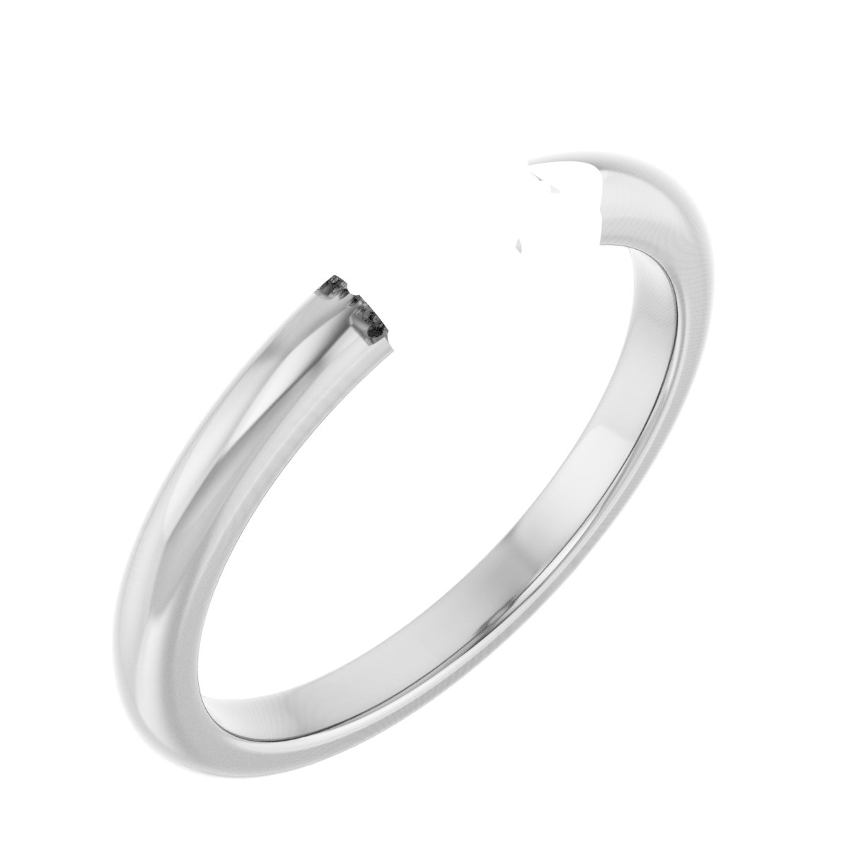 Double Claw-Prong Engagement Ring