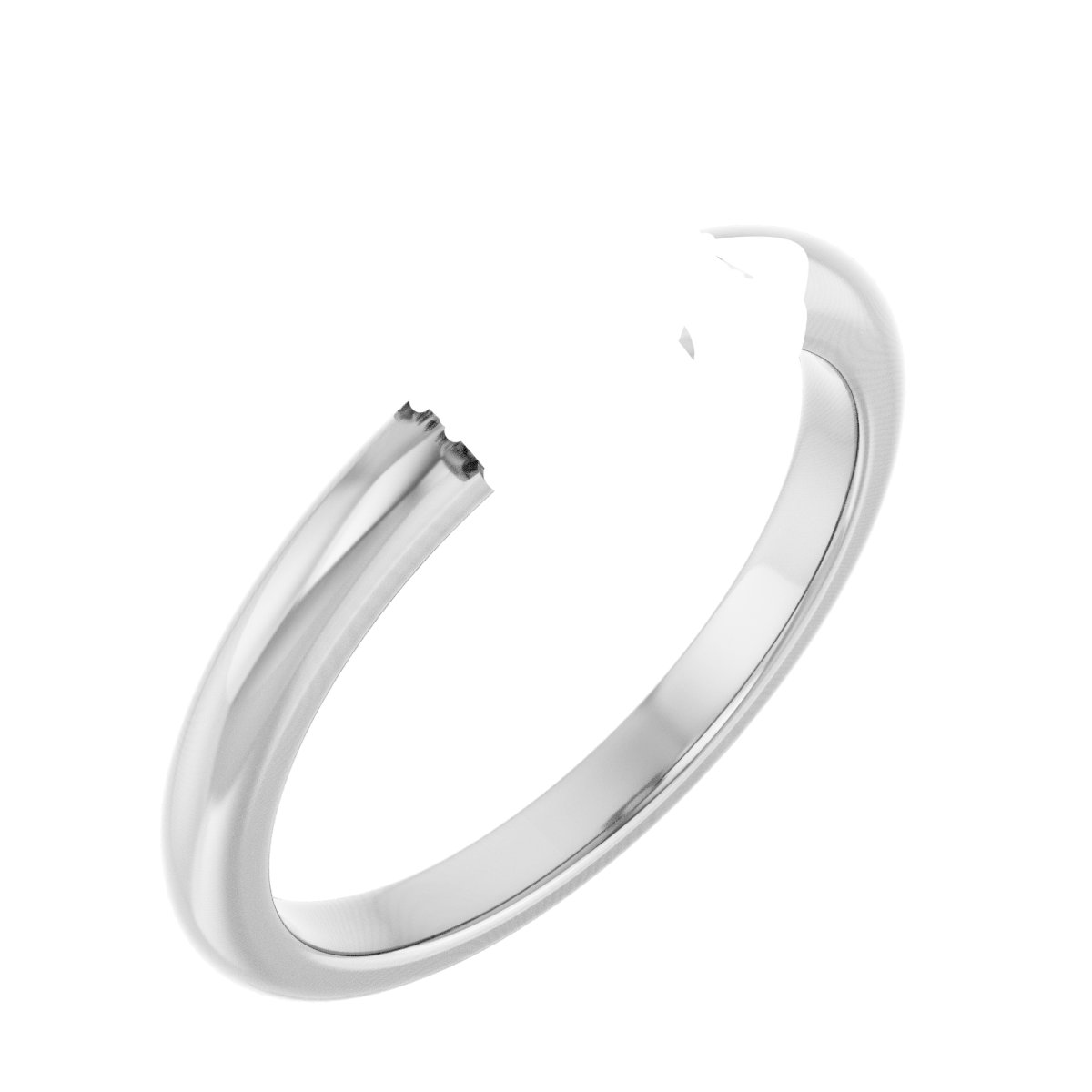 Double Claw-Prong Engagement Ring
