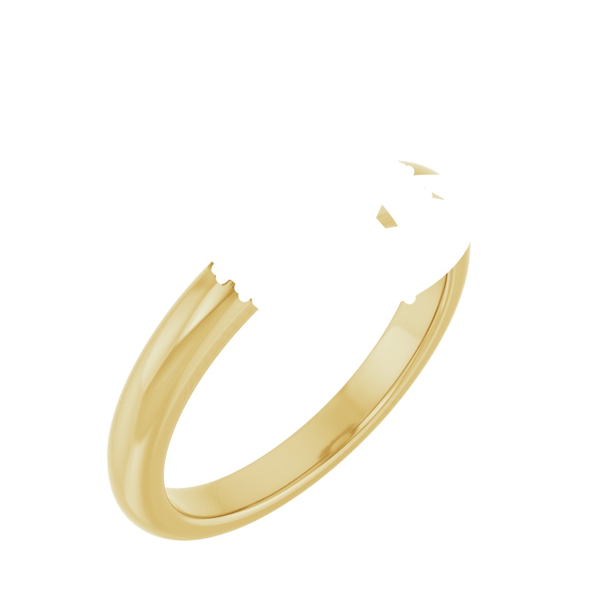 Double Claw-Prong Engagement Ring