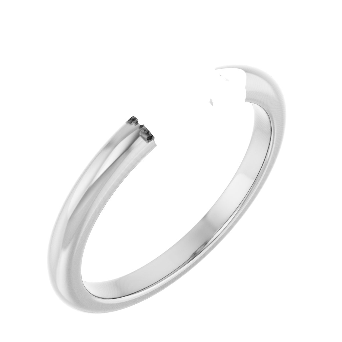 Double Claw-Prong Engagement Ring