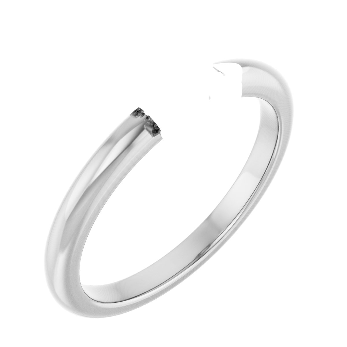 Double Claw-Prong Engagement Ring
