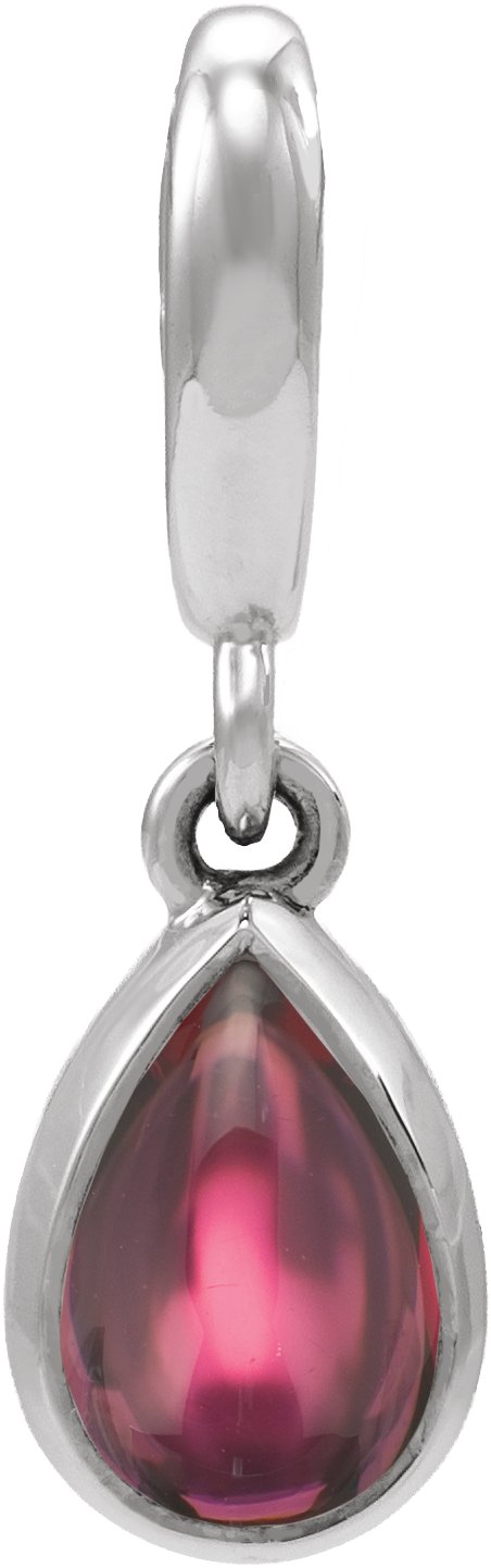 Bezel-Set Cabochon Charm/Pendant