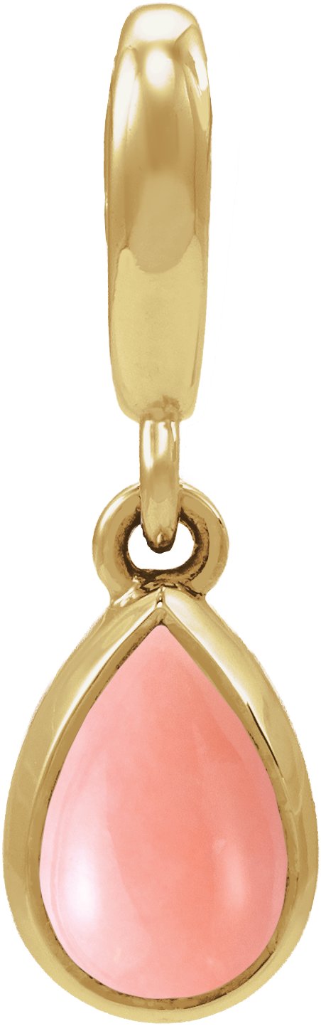 Bezel-Set Cabochon Charm/Pendant