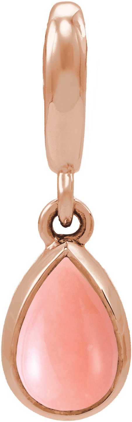 Bezel-Set Cabochon Charm/Pendant