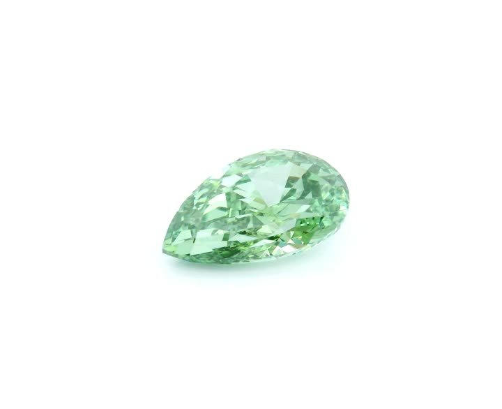 PEAR 2.53ct Fancy Vivid Green VVS2